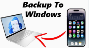 backup iPhone to Windows 10