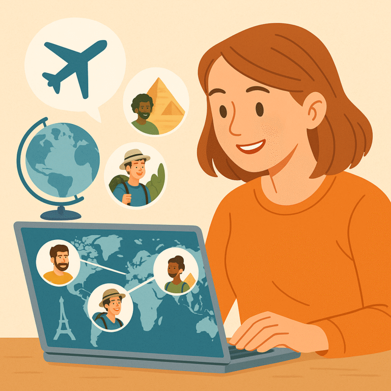 The World at Your Fingertips: Connecting with Fellow Travelers Online